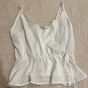 White summer top
